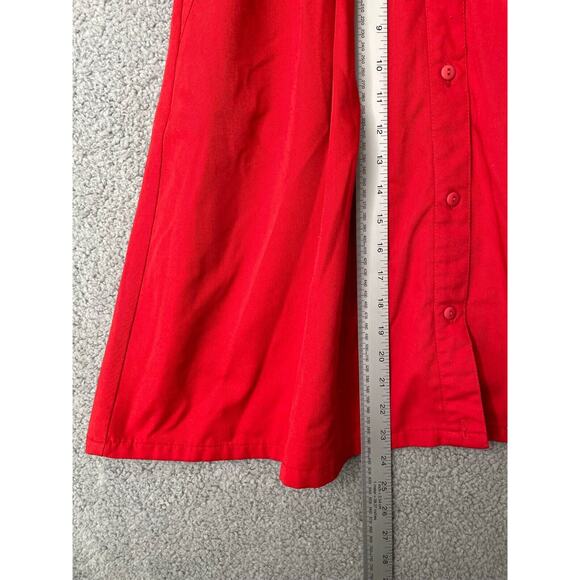 Petites By Fundamental Things Womens Skirt Size 4 Red Vintage Polyester USA Made - Picture 7 of 12